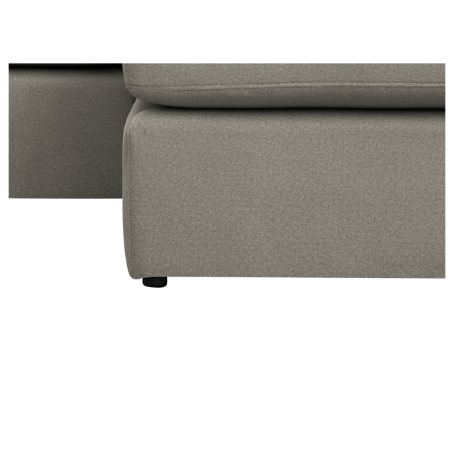 Ashley L-Shaped Lounge Sofa - Nest Beige (Scratch Resistant Fabric) - 6