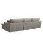 Ashley L-Shaped Lounge Sofa - Nest Beige (Scratch Resistant Fabric) - 3