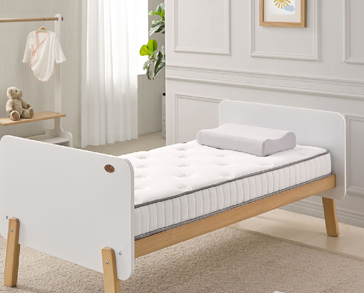 Natty Boori Bedside Bed Cherry & Almond, Piccolo House HipVan