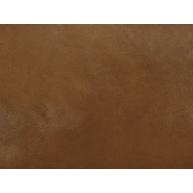 Nolan 3 Seater Sofa - Cigar (Premium Waxed Leather) - 9