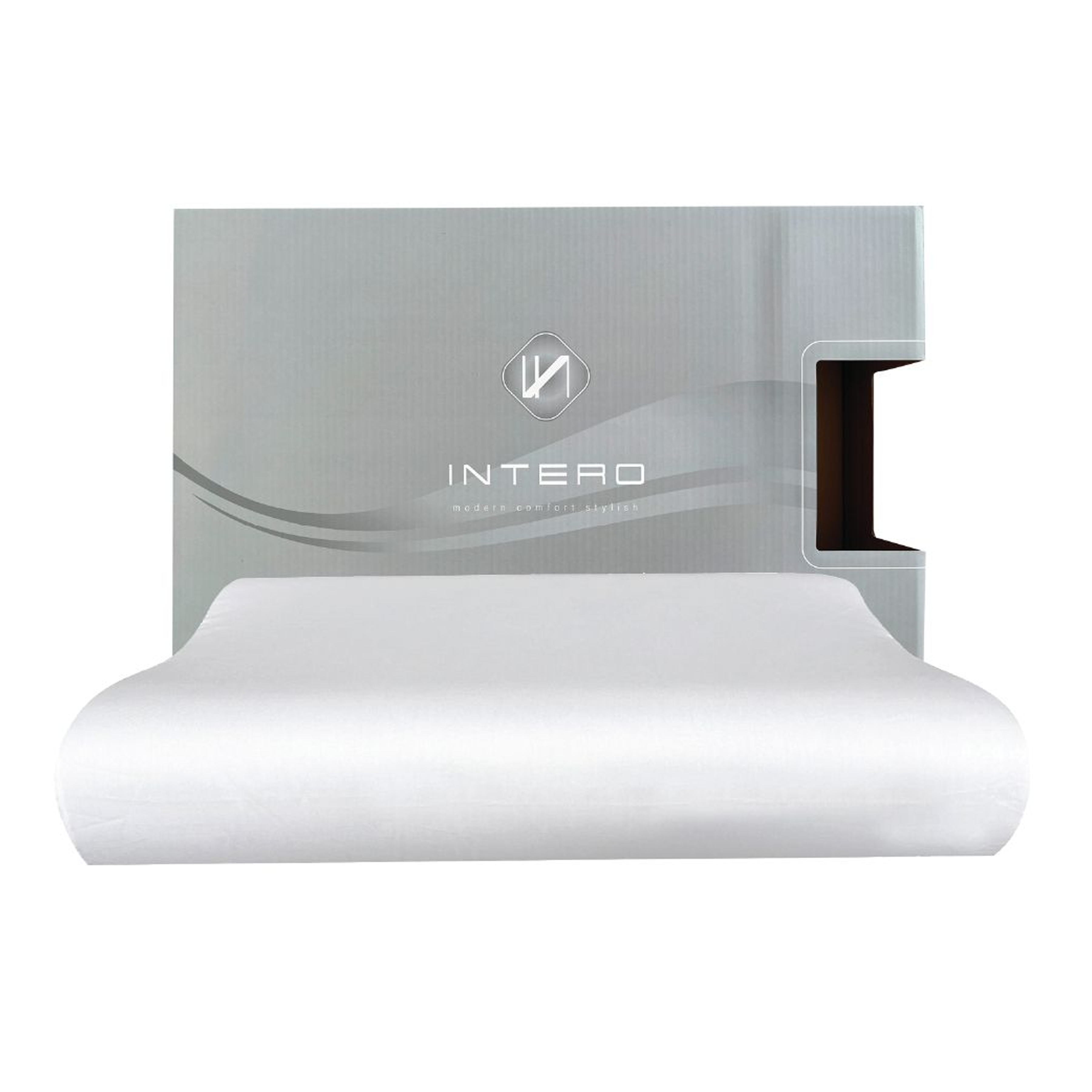 Intero Bamboopro Visco Air Charoal Memory Foam Pillow - Soft Contour