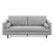 Nolan 3 Seater Sofa in Slate (Fabric) with Vezel Lounge Chair in Oak, Russett - 1