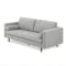 Nolan 3 Seater Sofa in Slate (Fabric) with Vezel Lounge Chair in Oak, Russett - 4