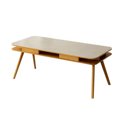 Lornell Storage Dining Table 1.8m - Oak, Sintered Stone