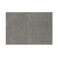 Fjord High Pile Rug - Dark Symmetry (2 Sizes)