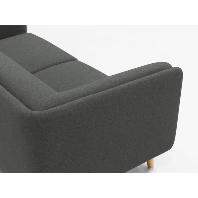 Audrey 2 Seater Sofa - Granite Grey - 5
