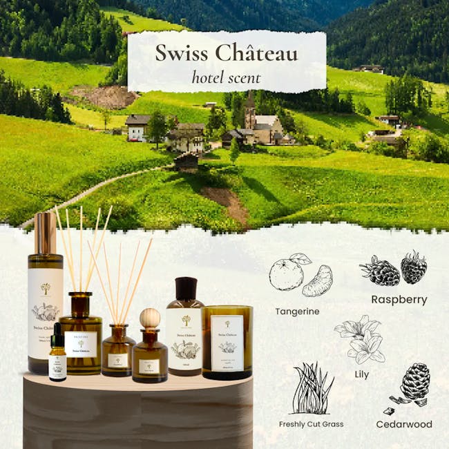Pristine Aroma Soy Wax Candle 250g - Swiss Château (Hilton) - 1