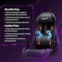 OSIM uThrone Gaming Massage Chair - Pink - 9