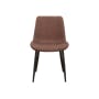 Herman Dining Chair - Saddle Brown (Faux Leather) - 2