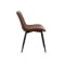 Herman Dining Chair - Saddle Brown (Faux Leather) - 3