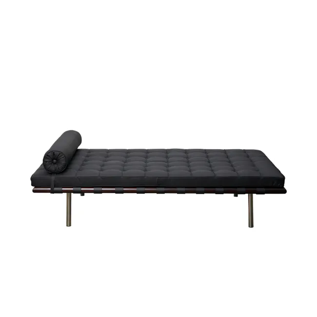 Benton Daybed - Black (Genuine Cowhide) - 11