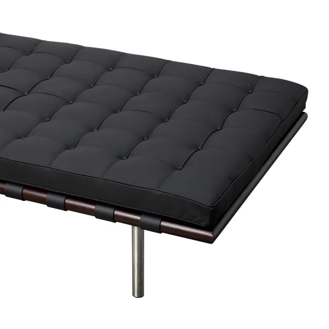 Benton Daybed - Black (Genuine Cowhide) - 13