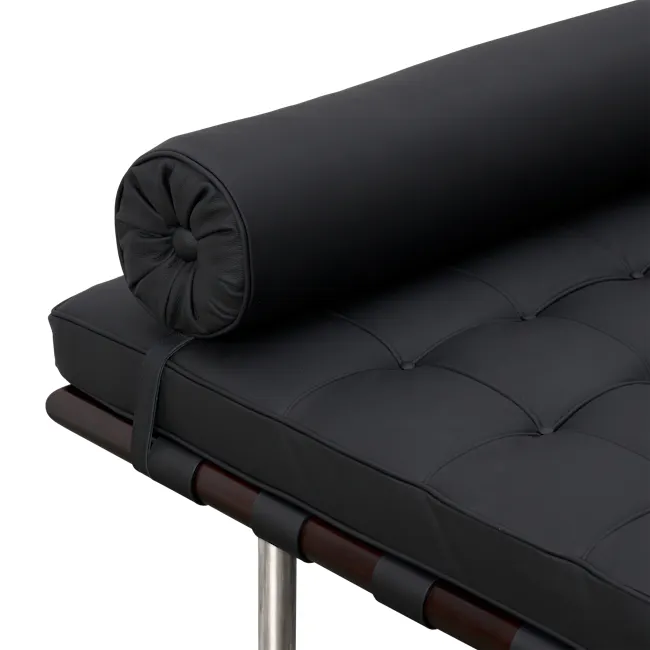 Benton Daybed - Black (Genuine Cowhide) - 16