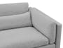 Liam 4 Seater Sofa with Ottoman - Slate - 10