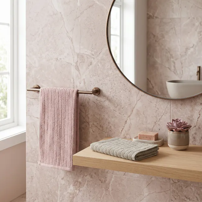 EVERYDAY 100% Cotton Hand Towel 70 x 40 cm - Greige - 2