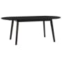 (As-is) Werner Oval Extendable Dining Table 1.5m-2m - Black Ash - 1 - 21