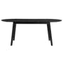 (As-is) Werner Oval Extendable Dining Table 1.5m-2m - Black Ash - 1 - 22