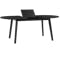 Werner Oval Extendable Dining Table 1.5m-2m - Black Ash - 2