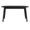 Werner Extendable Oval Dining Table 1.5m-2m - Black Ash