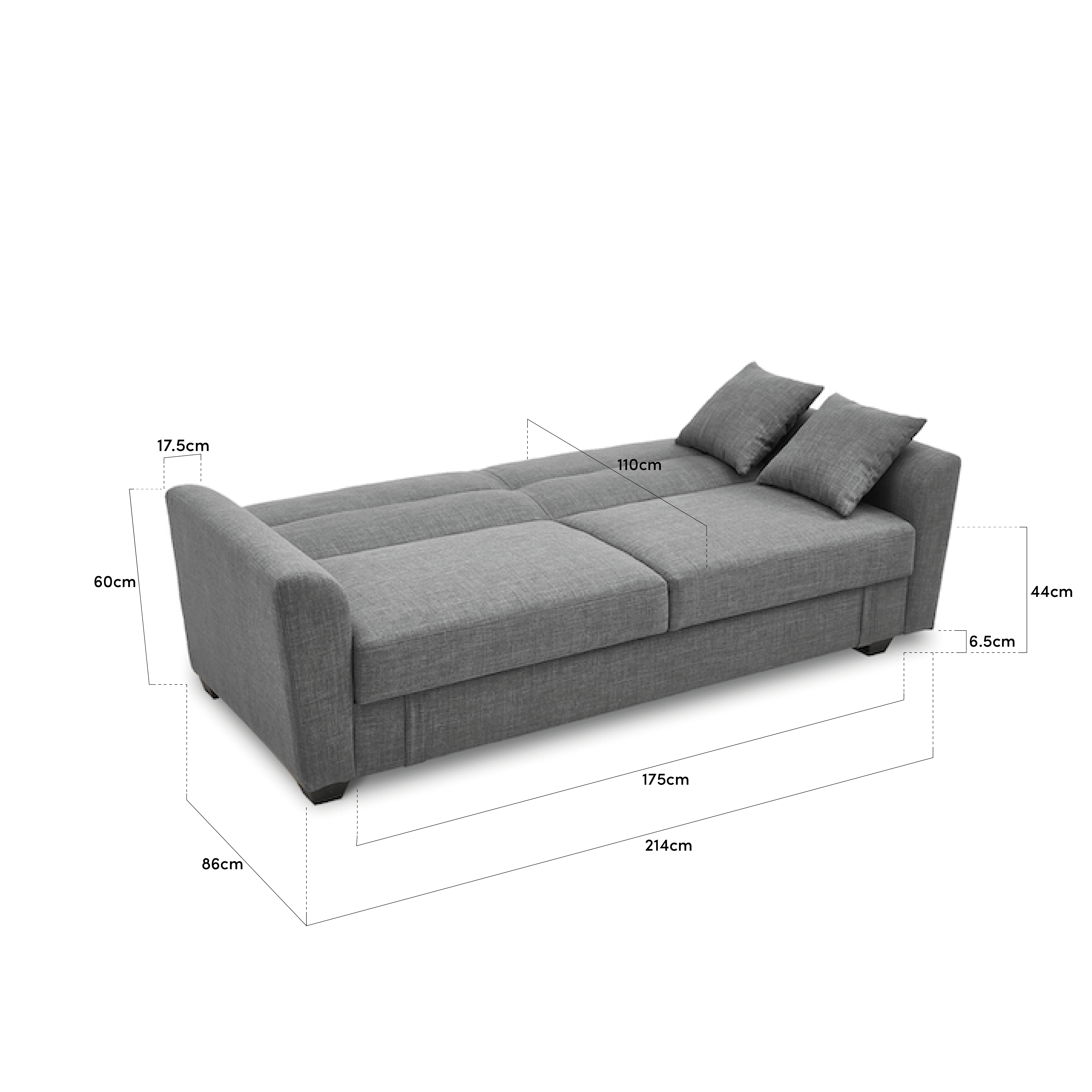 double futon with storage