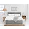 Mason 4 Drawer Queen Bed - Tin Grey (Fabric) - 2