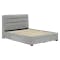 Mason 4 Drawer Queen Bed - Tin Grey (Fabric) - 8