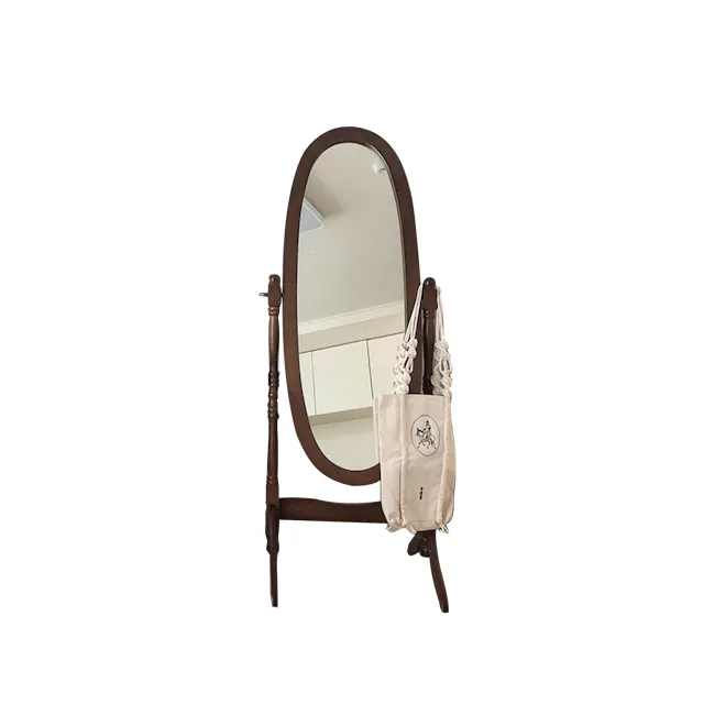 Ashler Standing Mirror - Walnut - 1