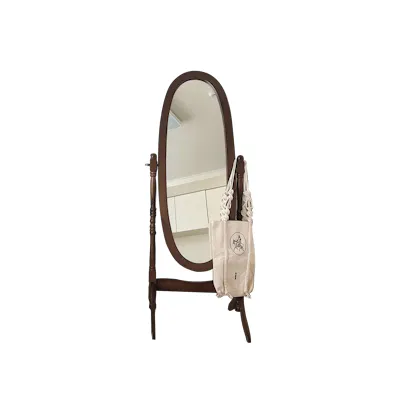 Ashler Standing Mirror - Walnut