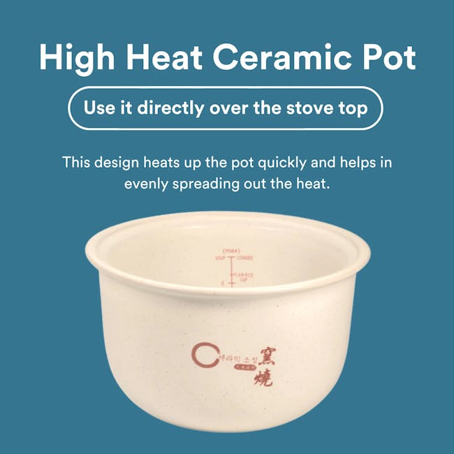 TOYOMI 4.0L Multi-Function Cooker with High Heat Ceramic Pot (RC 4081CP) - 3