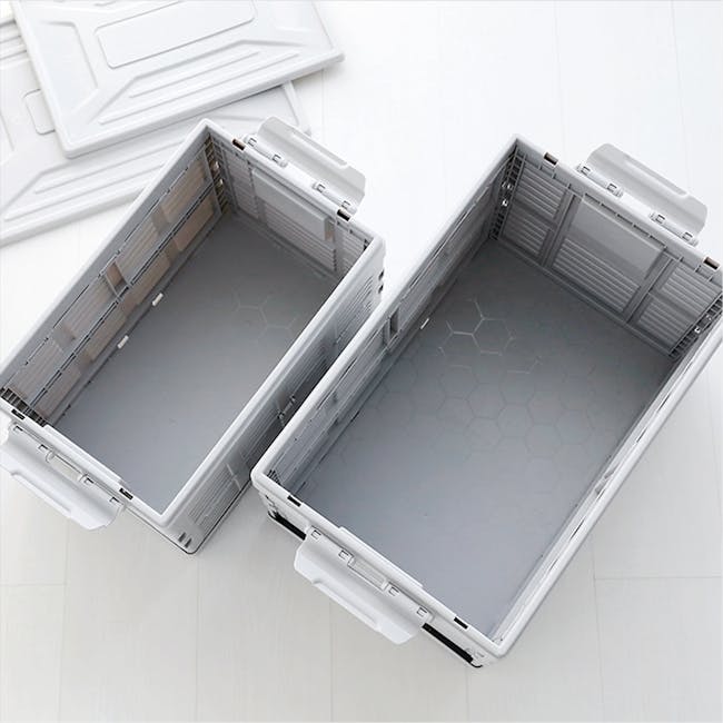 Kono Foldable Storage Box 38L - White - 7