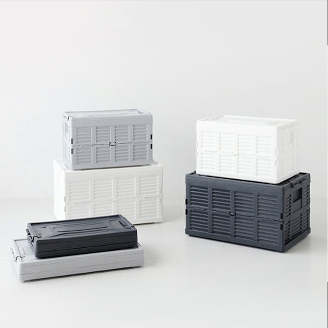 Kono Foldable Storage Box 38L - White - 11