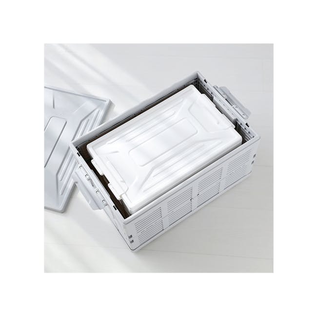 Kono Foldable Storage Box 38L - White - 2