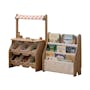 Micah Wooden Kids Toy Grocer Stand - 1