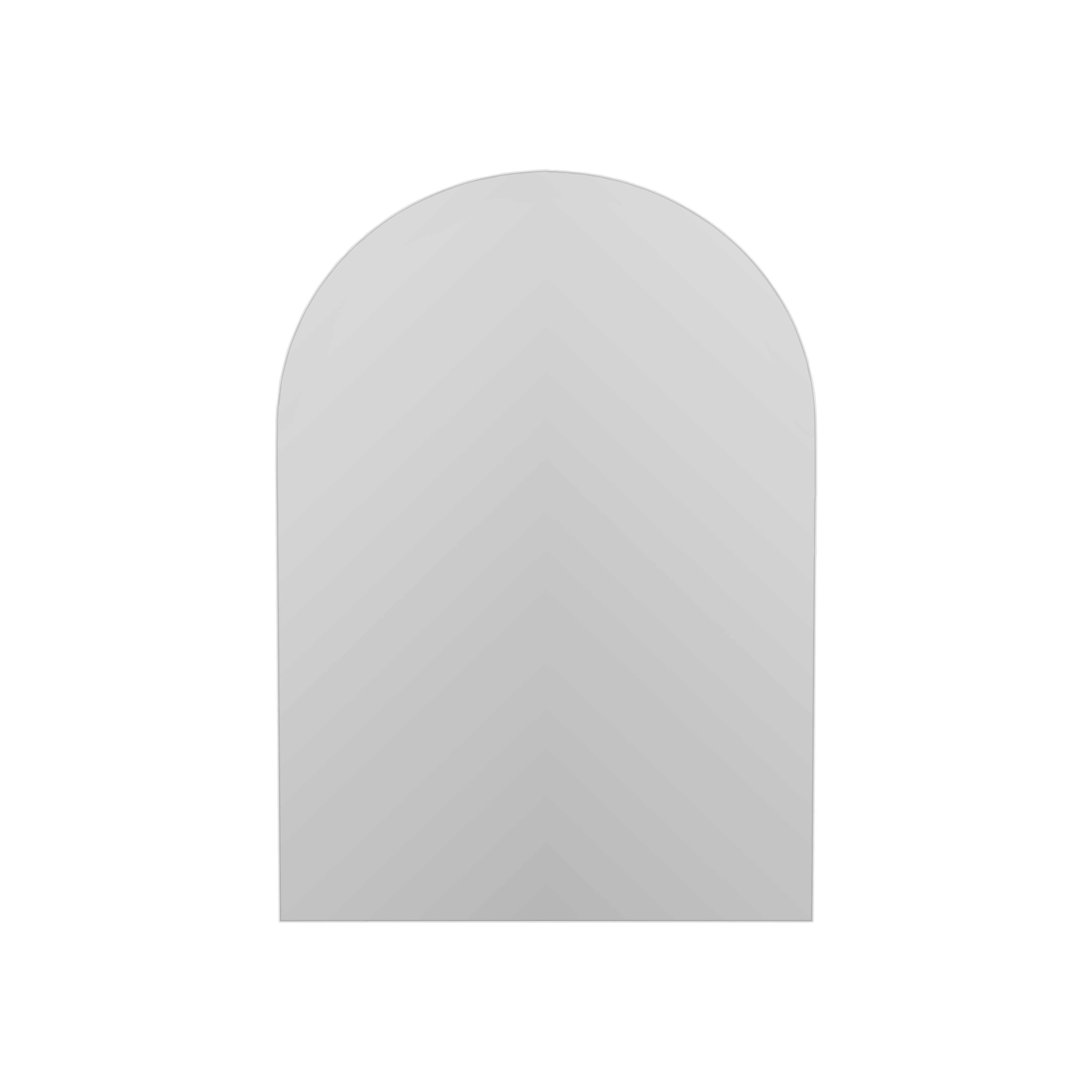 Kane Frameless Mirror, 50 x 70 cm, Arch