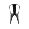 Bartel Chair with Wooden Seat - Black, Walnut - 1