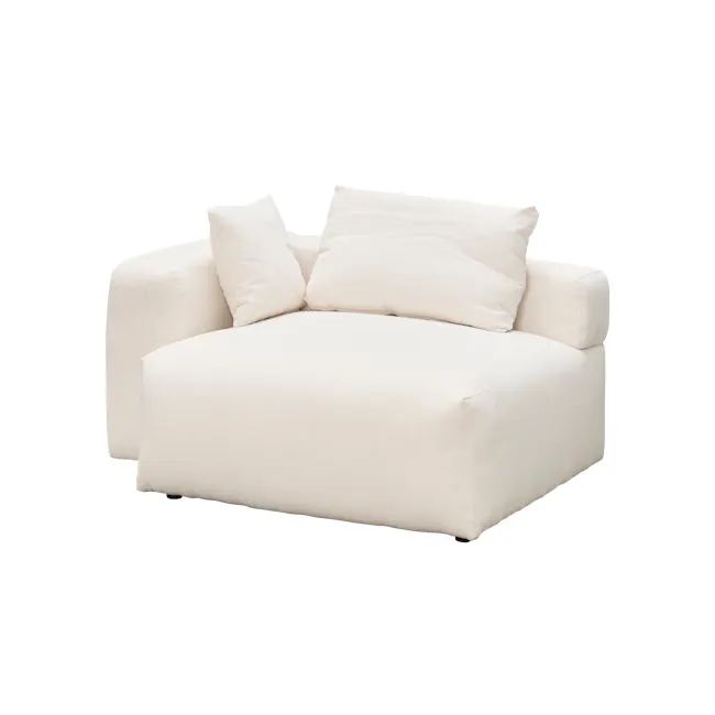 Blanca Left Arm Sofa Unit (Down Feathers) - 4