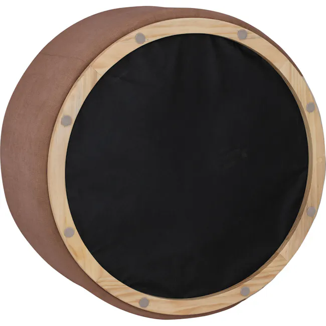 Kenji Large Pouf - Chestnut - 7