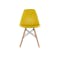 Jonah Extendable Table 1.2m-1.6m in White with 4 Oslo Chairs in Natural, Yellow - 5