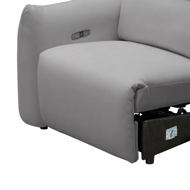 Leighton 2 Seater Power Recliner - Night Sky (Scratch Resistant Fabric) - Zero Wall - 24