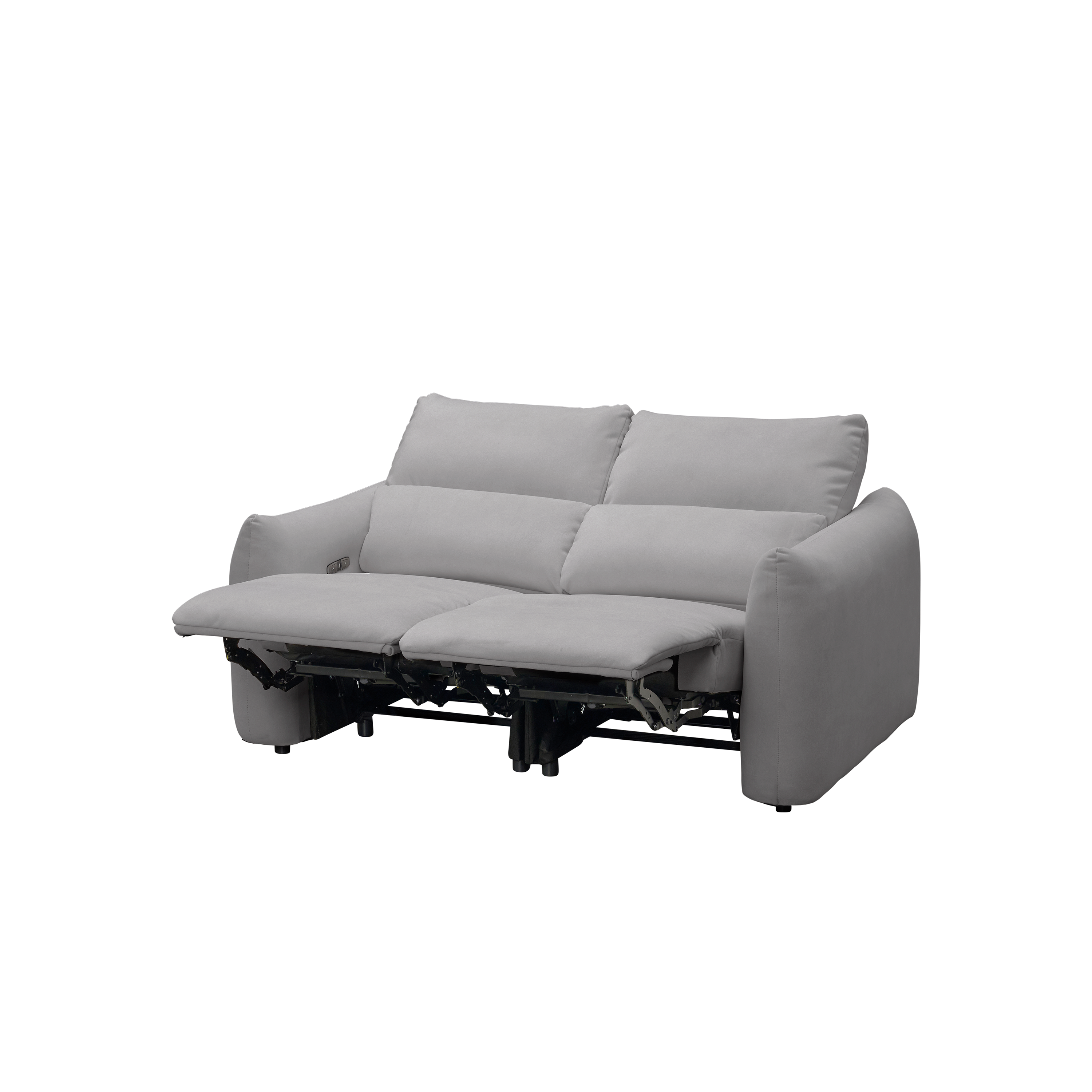 Leighton 2 Seater Power Recliner - Night Sky (Scratch Resistant Fabric) - Zero Wall