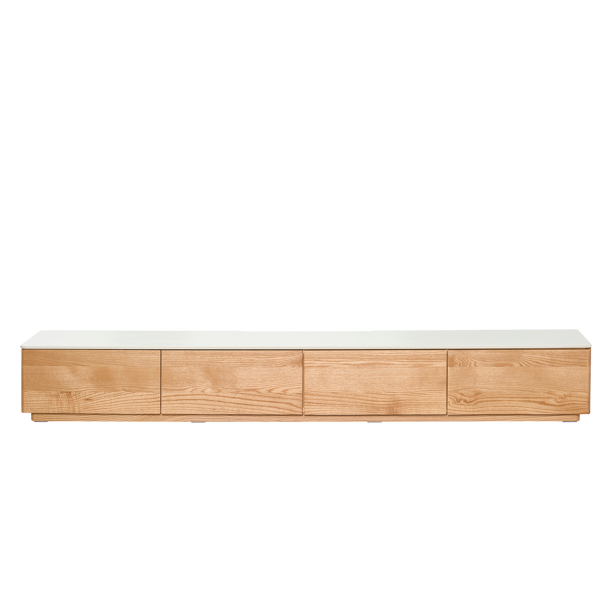 Adella TV Console 2m - Oak (Sintered Stone)