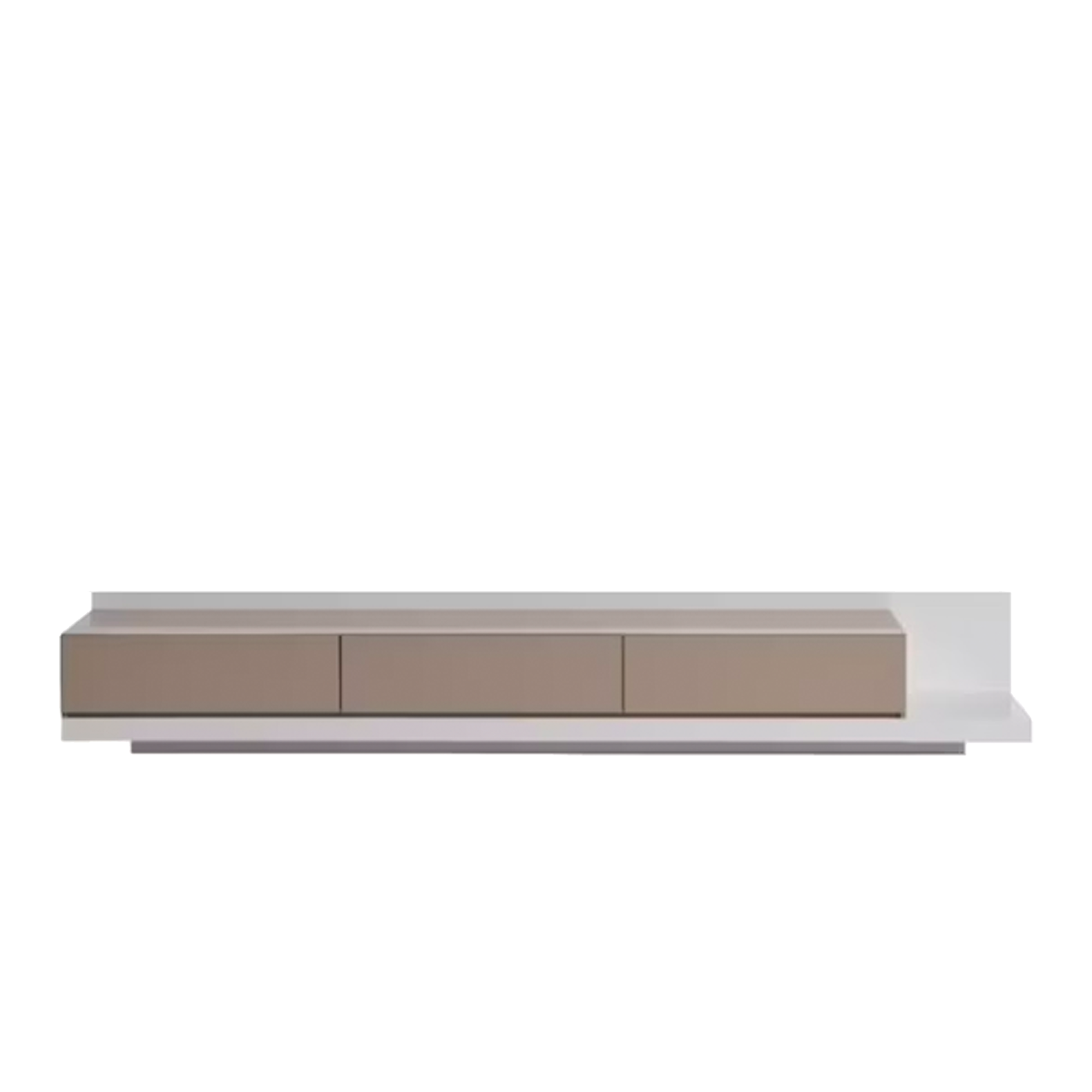 Bryson Extendable TV Console 2.3m-3.3m - Grey, White