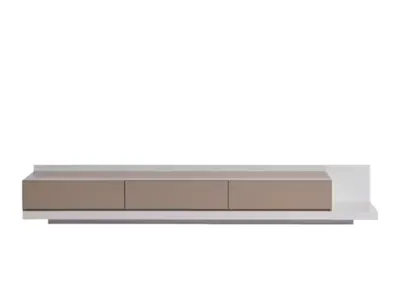 Bryson Extendable TV Console 2.3m-3.3m - Grey, White