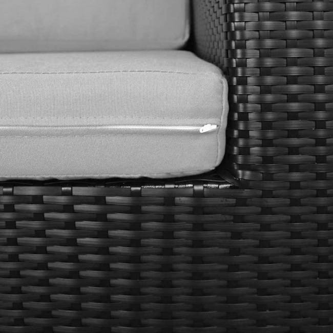Summer Modular Outdoor Sofa Set - Grey Cushions - 3