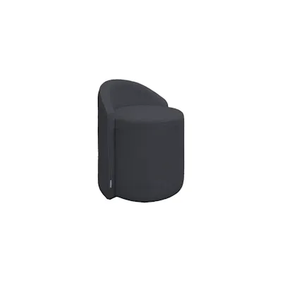 Amber Dressing Stool - Dark Grey