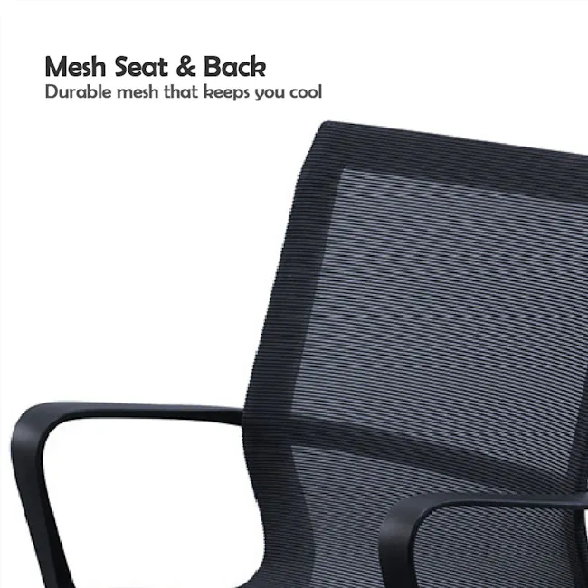 Aura Office Chair - Black - 5