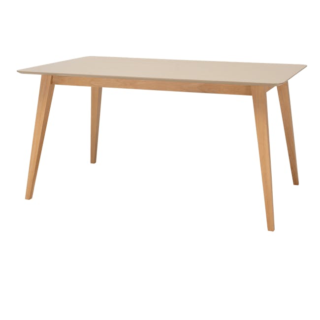 Ralph Dining Table 1.5m - Natural, Taupe Grey - 0