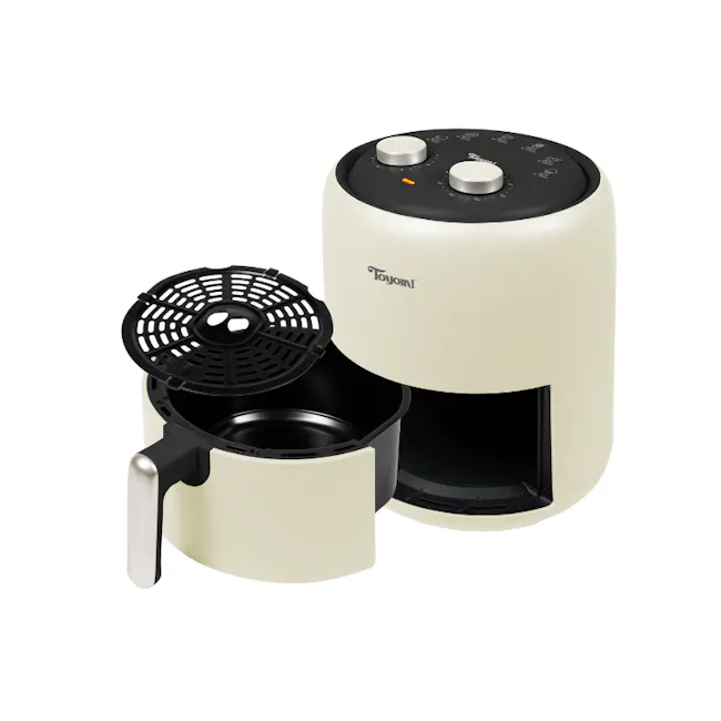 TOYOMI 3.7L Matte Palette Air Fryer AF 3766 - Egg Beige - 2 - Toaster, electric, portable, kitchen, appliance, food