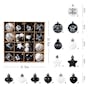 Orlo Christmas Balls 52pcs - Black, White - 1