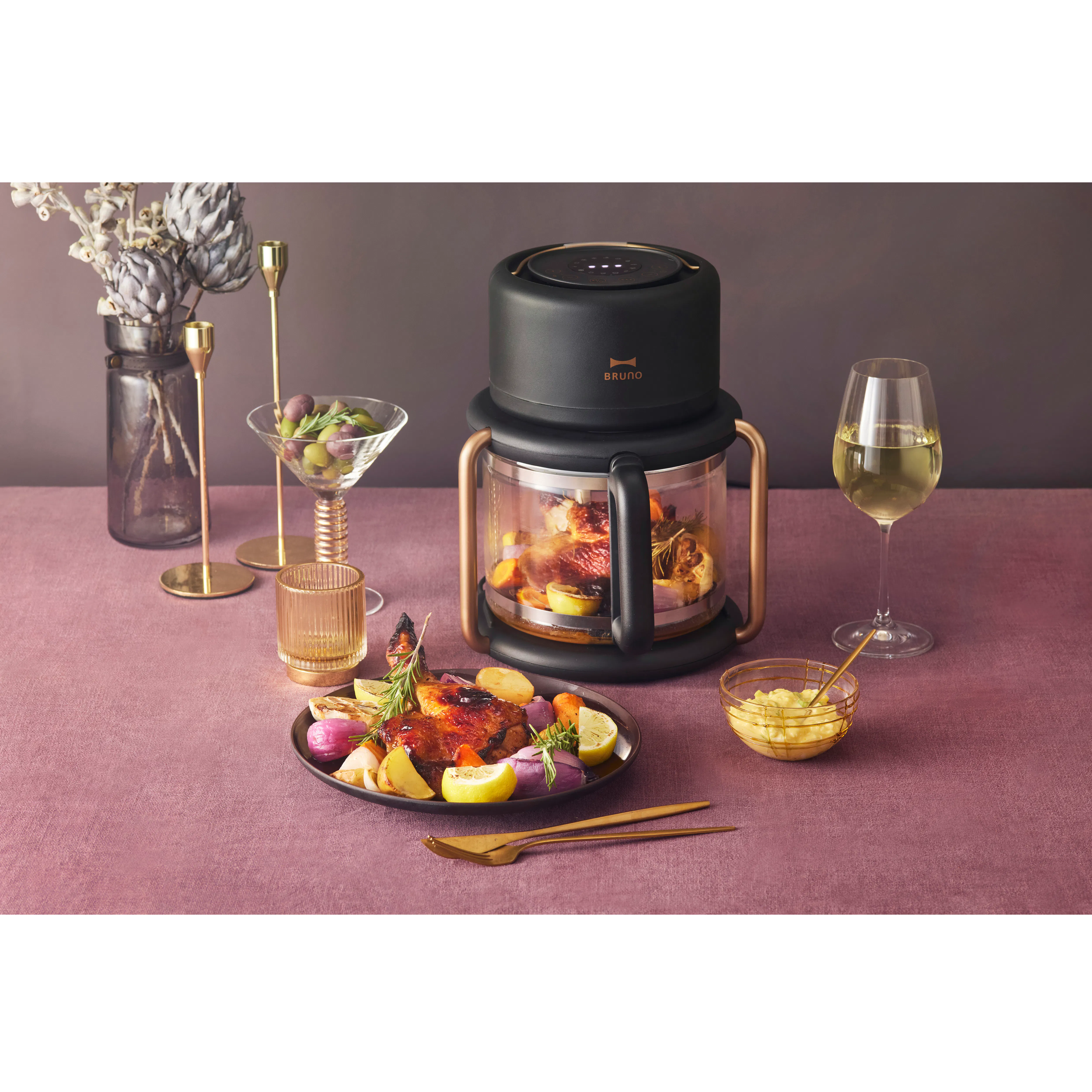 BRUNO Glass Air Fryer - Ivory, BRUNO Kitchen & Household